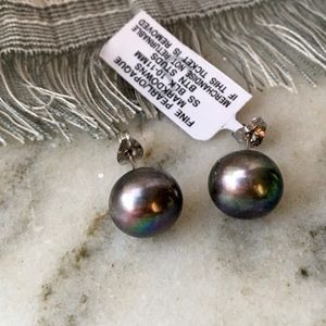 Sterling Silver Cultured Pearl Studs